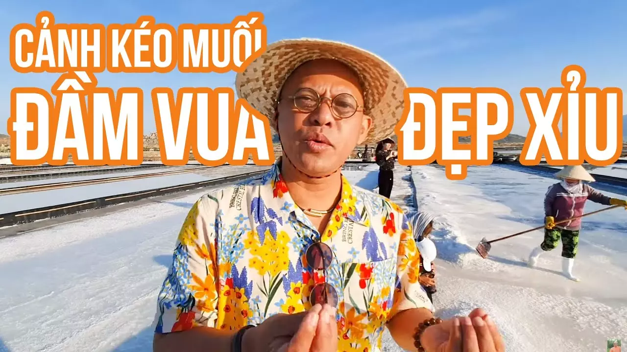 Thuê xe uy tín di chuyển tham quan Muối Đầm Vua, Khánh Hải, Ninh Thuận